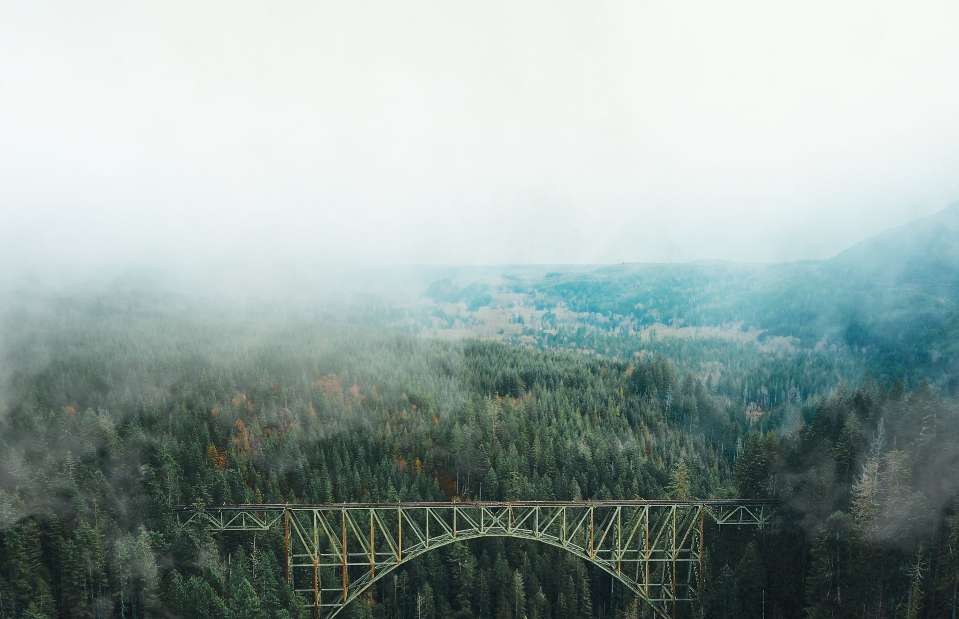 Photo of Bridge Under White Clouds